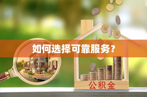 东港如何选择可靠服务？