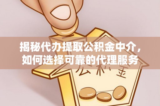 东港揭秘代办提取公积金中介，如何选择可靠的代理服务
