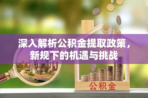 东港深入解析公积金提取政策，新规下的机遇与挑战