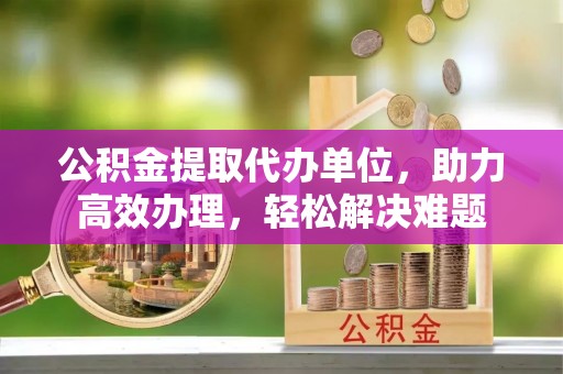 东港公积金提取代办单位，助力高效办理，轻松解决难题