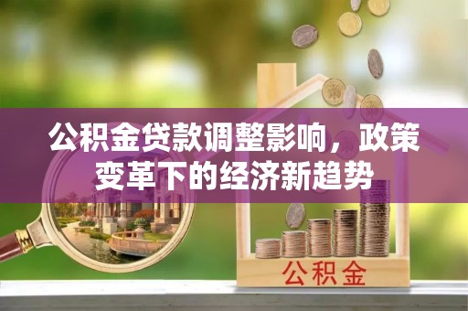 东港公积金贷款调整影响，政策变革下的经济新趋势