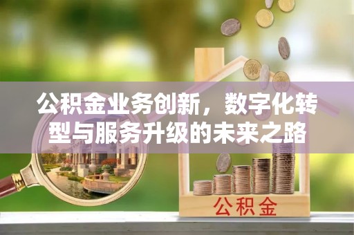 东港公积金业务创新，数字化转型与服务升级的未来之路