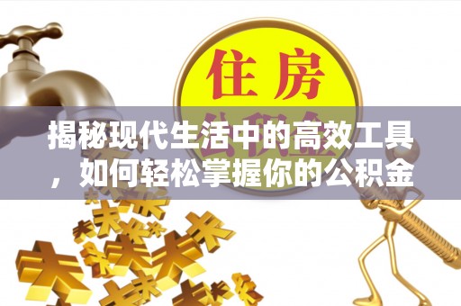 东港揭秘现代生活中的高效工具，如何轻松掌握你的公积金查询方式