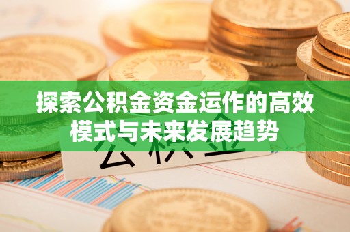 东港探索公积金资金运作的高效模式与未来发展趋势