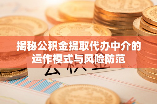 东港揭秘公积金提取代办中介的运作模式与风险防范