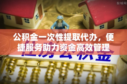 东港公积金一次性提取代办，便捷服务助力资金高效管理