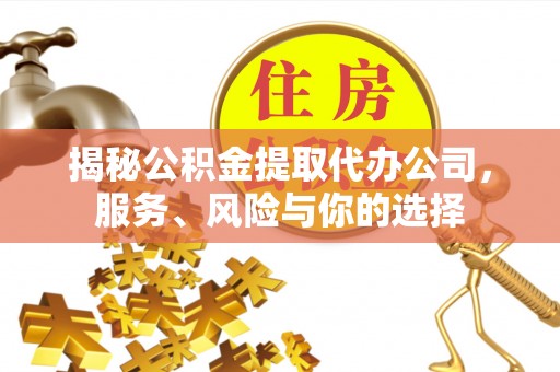 东港揭秘公积金提取代办公司，服务、风险与你的选择