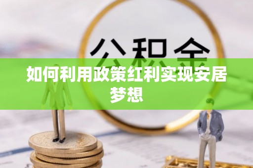 东港如何利用政策红利实现安居梦想