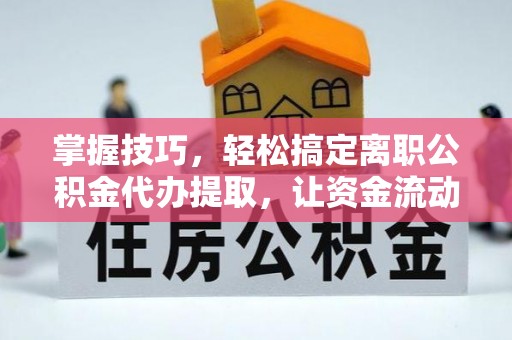 东港掌握技巧，轻松搞定离职公积金代办提取，让资金流动更便捷