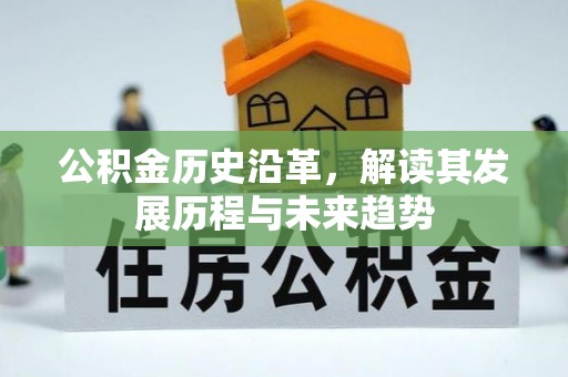 东港公积金历史沿革，解读其发展历程与未来趋势