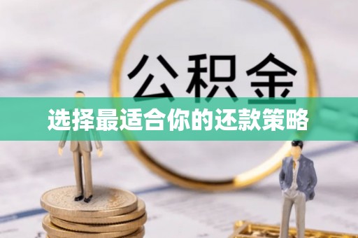 东港选择最适合你的还款策略